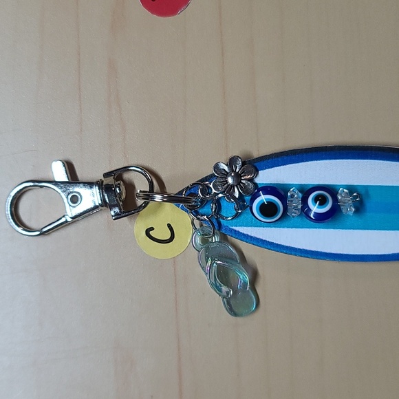 2 for $10 BOGO  Surfboard or Fire Dept Key Chain Purse Charm - Pick 2 - Picture 4 of 7